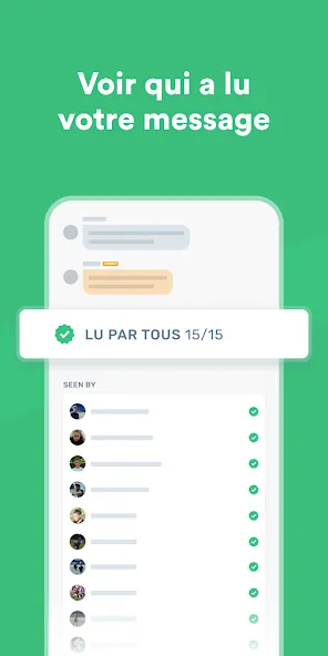 Communication équipe sportive screenshot 5
