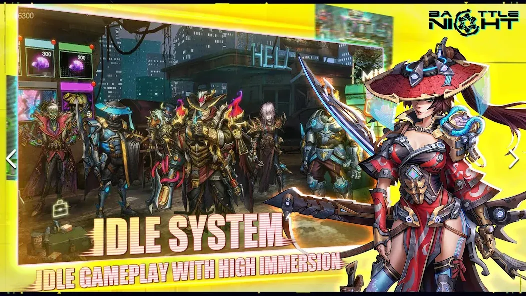 Battle Night: Cyberpunk RPG screenshot 4