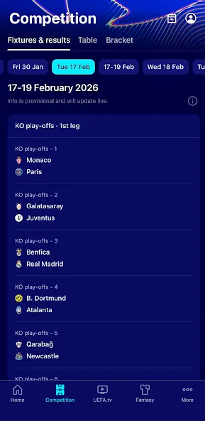 UEFA Champions League Official screenshot 2
