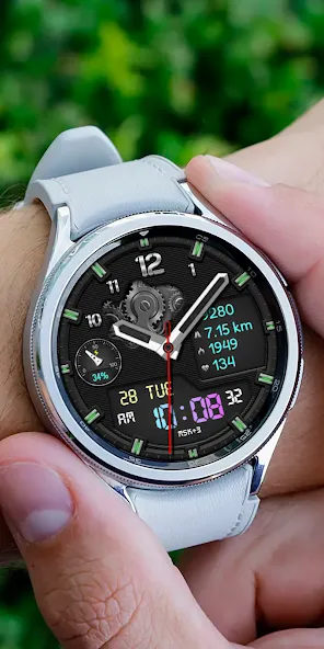 Hybrid TREMAN URX97 Watch face screenshot 8