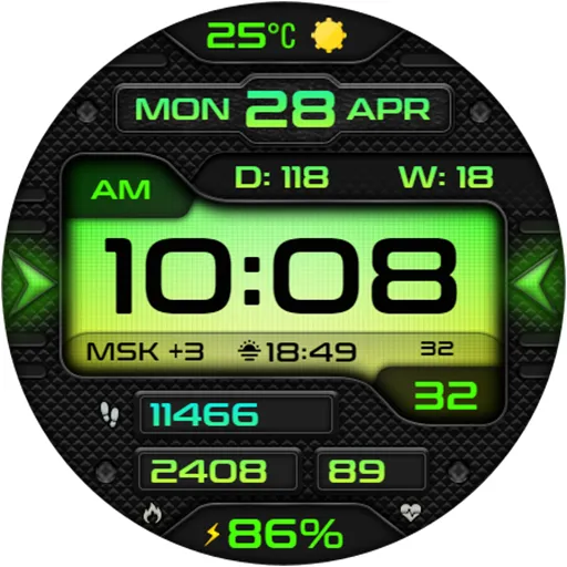 REDENTION Watch face screenshot 22