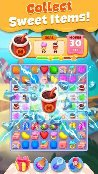 Pet Candy Puzzle-Match 3 games screenshot 3