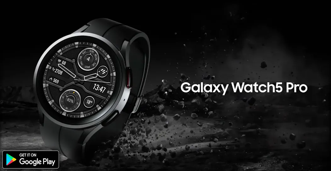 Hibrid Nezer Watch Face screenshot 1