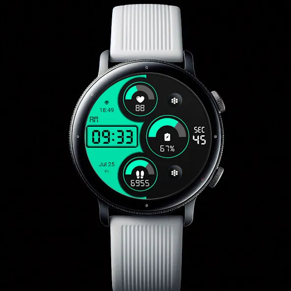 Key WF89 Digital Watch Face screenshot 5