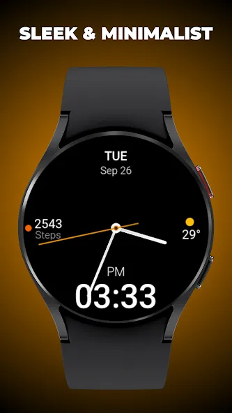 Minimal Hybrid Pro Watch Face screenshot 1
