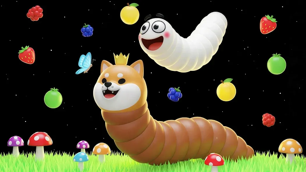 Snake Worm Hunt Game screenshot 1