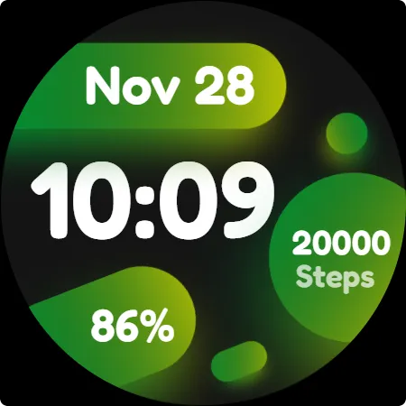 Simple Glob Watch Face screenshot 8