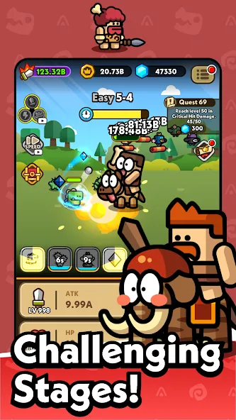 Hero Dino: Idle RPG screenshot 5