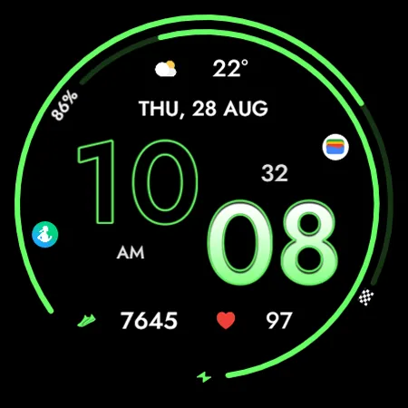 TVV Fitness 5 Watch Face screenshot 12