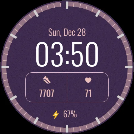 Digital watch face D26 screenshot 40