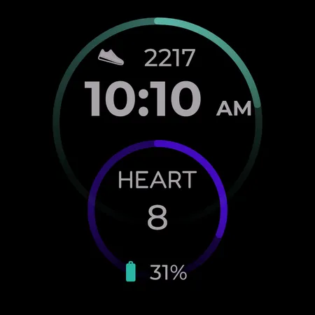 Aqua Nebula Watch Face screenshot 7