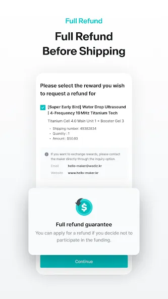Wadiz screenshot 5