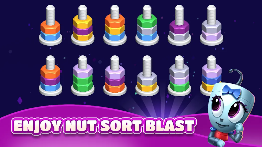 Nut Sort Blast: Color Puzzle screenshot 8