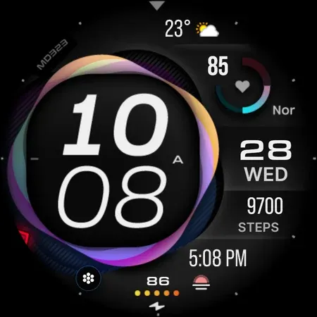 MD323 Modern Digital WatchFace screenshot 9