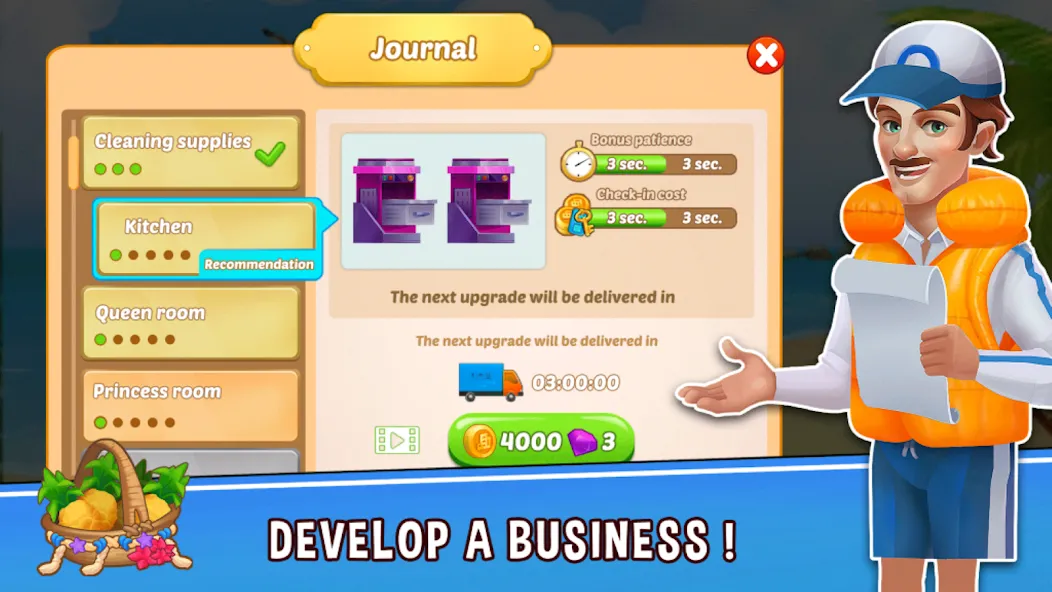 Hotel Empire Fever: 호텔 경영 게임 screenshot 19