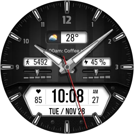 WFP 160 Classic watch face screenshot 40