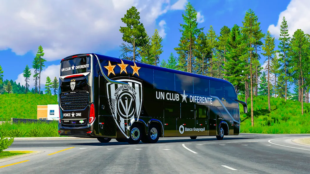 US Highway Bus drive 3D Game screenshot 3