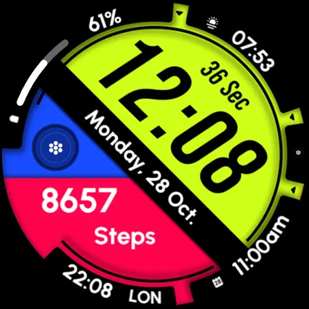 RE61 - Runner Watch Face screenshot 22