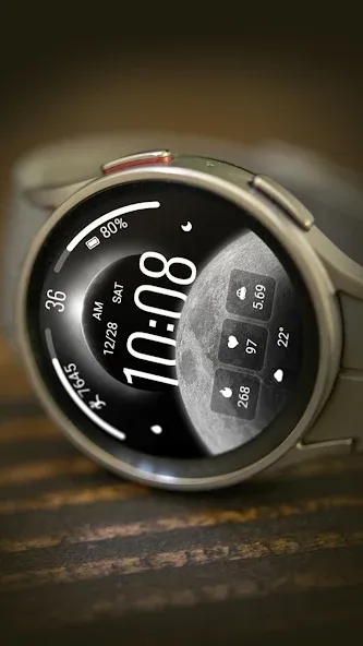 ZKin Watch Face Crescent Moon screenshot 3