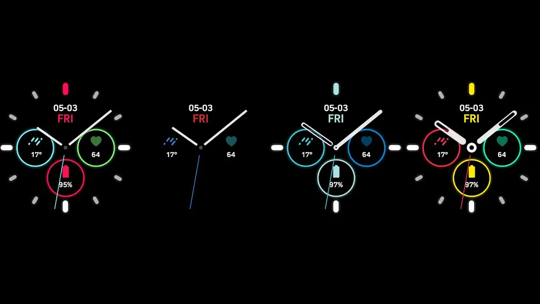 Nighty Analog 15 - watch face screenshot 16