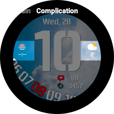N-SPORT660 Weather Big Digital screenshot 11