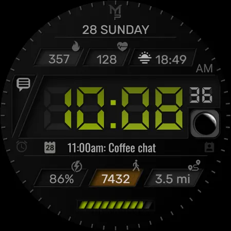 V1NYL - Digital watch face screenshot 10