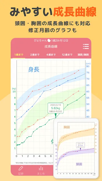 育児記録 -ぴよログ- 夫婦で子育ての記録を共有できるアプリ screenshot 4