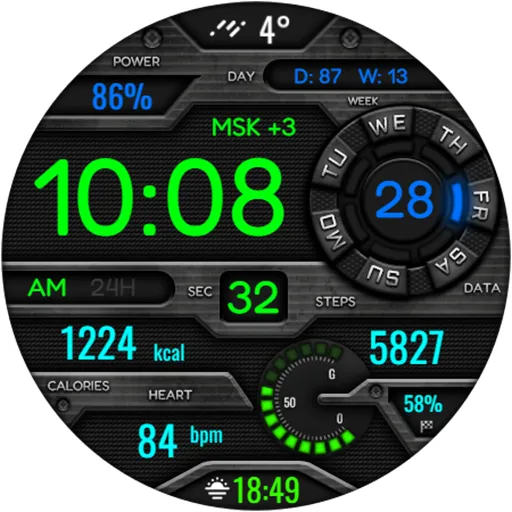 DIGI FRANDOM CTS19 Watch face screenshot 21
