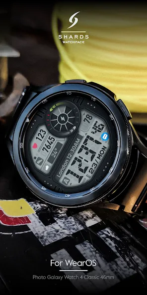 SH050 Watch Face, WearOS watch screenshot 2