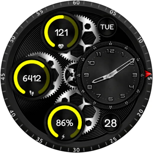 RUGAN Rotary URX82 Watch face screenshot 23