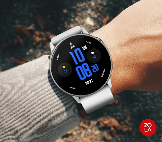 Blue Nation Watch Face screenshot 3