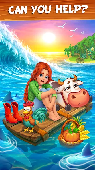 Farm Town: Merge Village Story screenshot 2