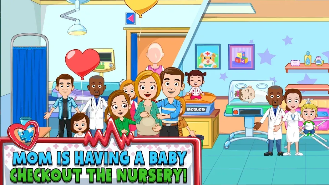 My Town : Hospital screenshot 2
