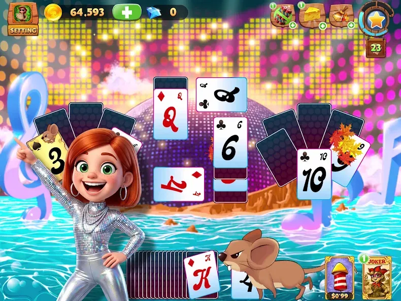 Solitaire Tripeaks Lost Worlds screenshot 13