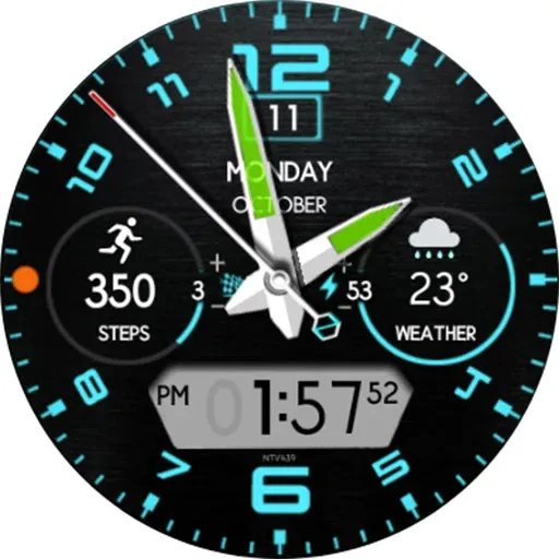 NTV439 - Hybrid watch face screenshot 28