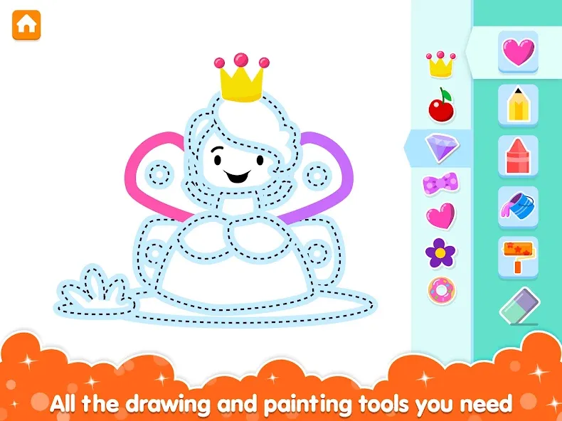 Coloring and Drawing For Girls screenshot 7