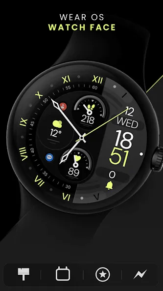 Dream 160 Hybrid Watch Face screenshot 2