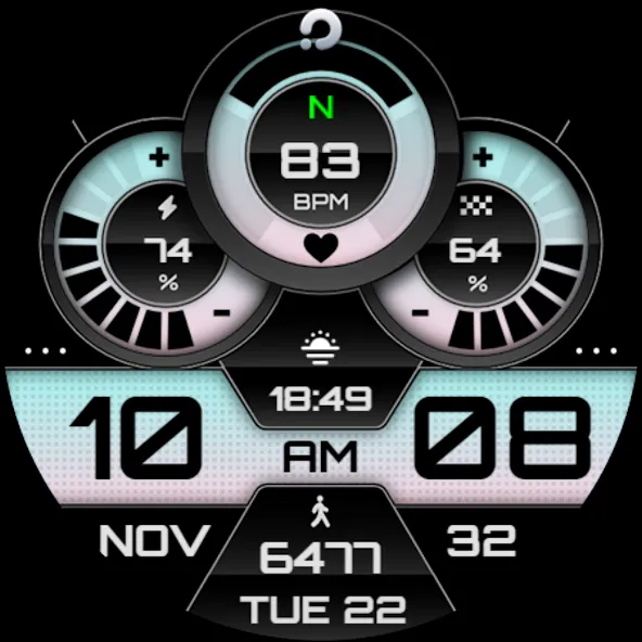 PRADO X143 Digital Watch Face screenshot 11