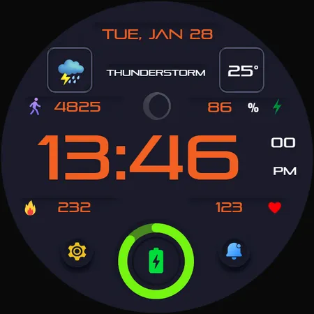 Lucina Digital Watch Face screenshot 35