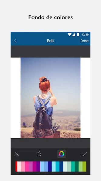 Editor de fotos marco filtro screenshot 2