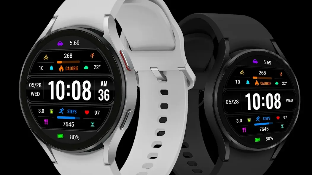 Dark Multifunctional ZKinWatch screenshot 1