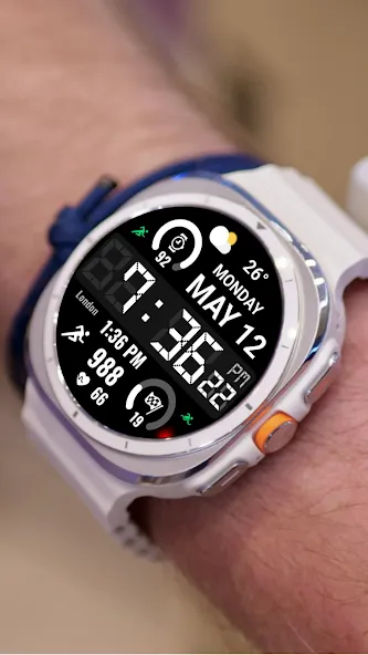 Big Bold Digital WearOS NTV584 screenshot 4
