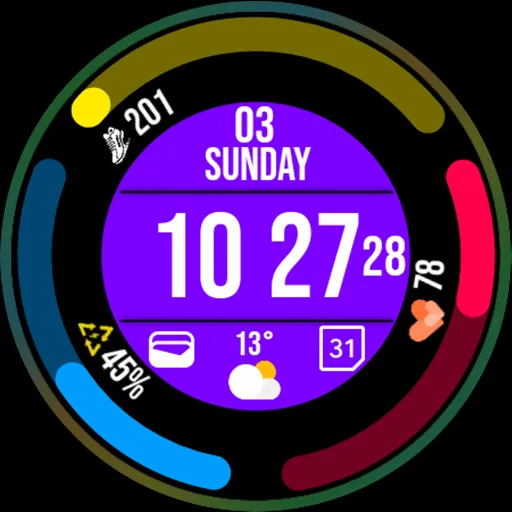 Digital Watch Face MB380 screenshot 26