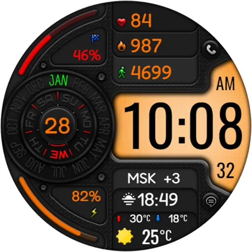 DIGI LITRACON CTS79 Watch face screenshot 16