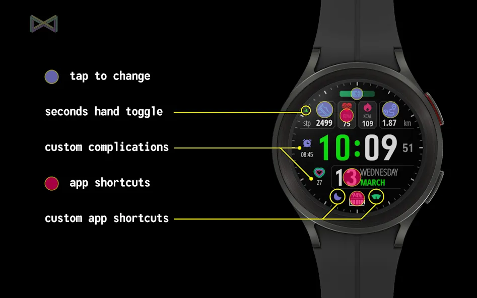 Activity Dash Watch Face screenshot 3