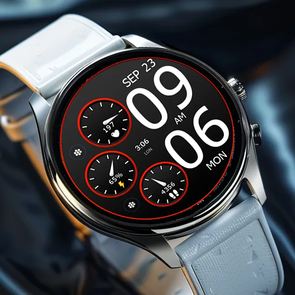 Key WF45 Digital Watch Face screenshot 7