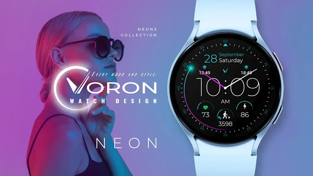 Voron NEON Watch Face screenshot 1