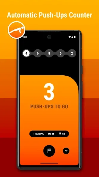 Push Up Counter and Tracker screenshot 1