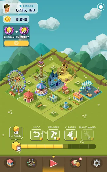 Merge Tycoon: 2048 Theme Park screenshot 17