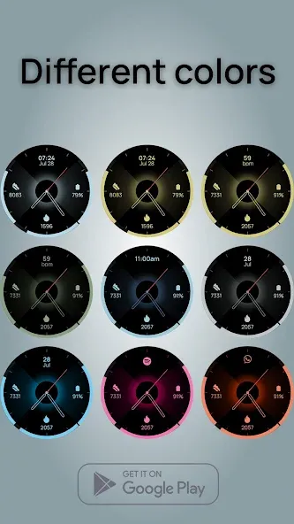 Analog watchface A5 screenshot 5